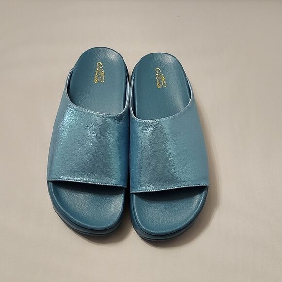 BRAND NEW MATA PLATFORM OPEN TOE SLIDES WOMEN'S SANDAL G1 - Picture 2 of 16